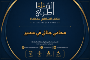 محامي جنائي في عسير